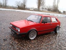 1:18 VW Golf 1 GTI Pirelli Tiefer Tuning mit 16 Zoll VW BBS Echt Alu Felgen