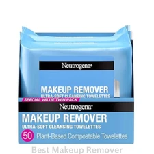 Neutrogena Makeup Remover Wipes Gentle,Alcohol-Free Cleansing Towelettes