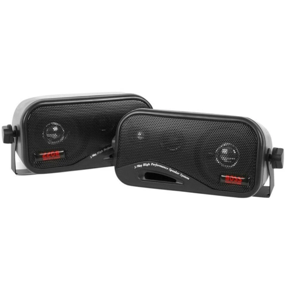 BOSS AUDIO SYSTEM AVA6200 coppia di casse nere bass reflex 18,50 cm 3 vie auto - Immagine 2 di 4