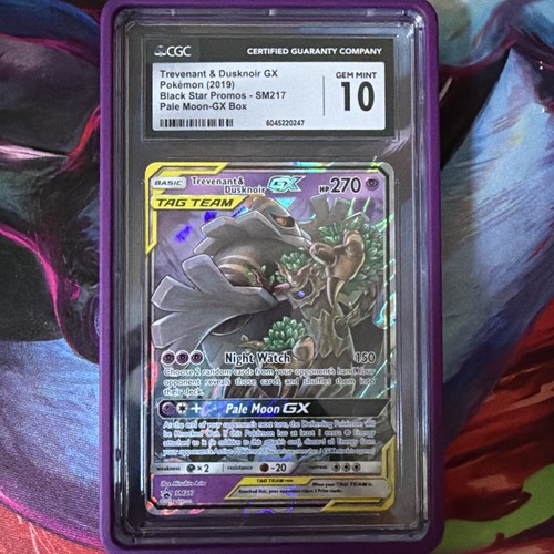 Trevenant & Dusknoir-GX graded CGC 10 for sale on eBay