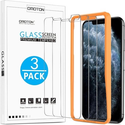 3 Stück Schutzfolie für iPhone 11 Pro Max und iPhone XS Max 6.5 Zoll Glasfolie