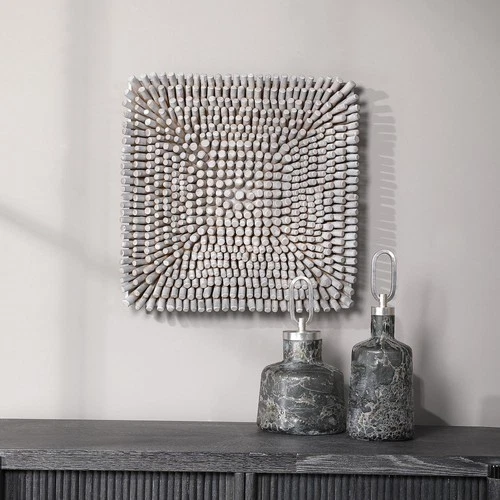 Uttermost 04264 Portside 24" x 24" Frameless Decorative Panel - Grey - Picture 4 of 5