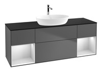 Villeroy & Boch Finion Waschbeckenunterschrank FüR Becken Mittig Regal Links...