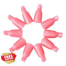 KINGMAS 10pc Gel Nail Polish Remover Clips Soak Off Caps Clips