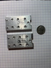 Pair Of Thick Block Aluminum Heat Sink Modules Pre Drilled @CPU135