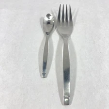 Oneida Sling 18/19 Stainless Meat Fork And Sugar Spoon