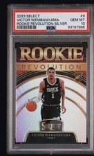 2023-24 Panini Select Rookie Revolution Silver Prizm Victor Wembanyama #9 PSA 10