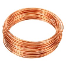 Soft Copper Wire, 15Gauge/1.5mm Diameter 6m/19.68ft Spool Craft Wire