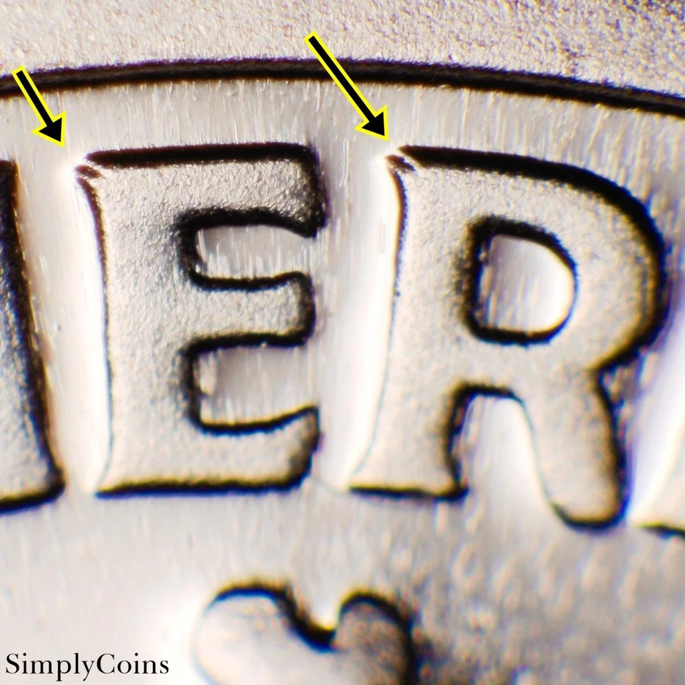 1963 DDR Roosevelt Dime Proof Uncirculated US Silver Coin DOUBLED DIE REVERSE #6 - Image 4 of 4