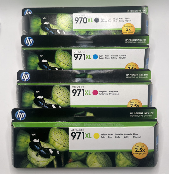 CARTUCHOS DE TINTA HP 970XL 971XL  ORIGINALES