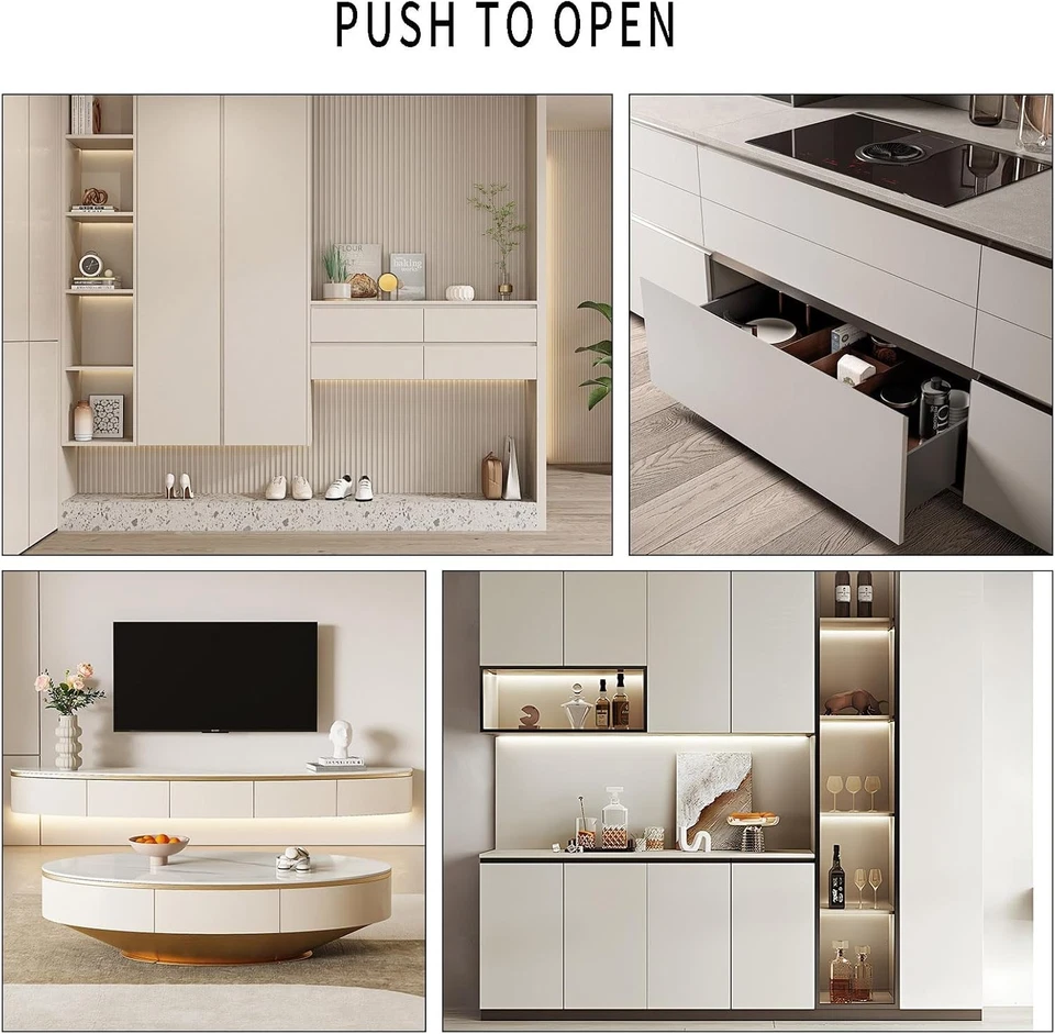 Magnetic Push To Open Touch Pressure Catch Latch Door Drawer Cabinet Cupboard UK - Image 3 of 4