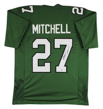 Quinyon Mitchell Authentic Signed Kelly Green Pro Style Jersey JSA Witness