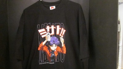 PLATINUM BAKA ASSOC MISATO NEON GENSIS EVANGELION ANIME T-SHIRT SIZE EXTRA LARGE