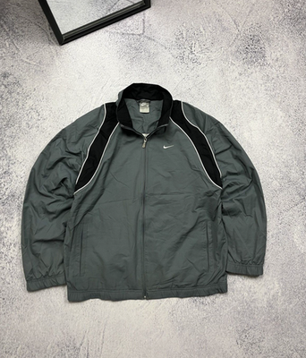 ジャケット・アウター 00s D&G nylon track jacket y2k archive Dolce & Gabbana 2000s Black Nylon Check Puffer Jacket Italy