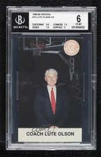 1988-89 Arizona Wildcats Police Lute Olson BGS 6 0q3