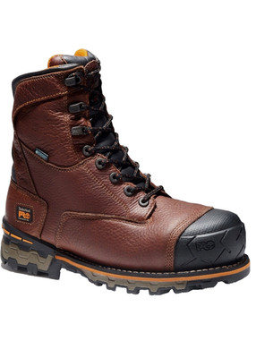 Timberland PRO Boondock, Men's, Brown, Comp Toe, EH, WP, 8 Inch Boot Size 12