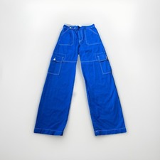 Revice Blue Cargo Baggy Pants - women's size 25 Made In USA Los Angeles