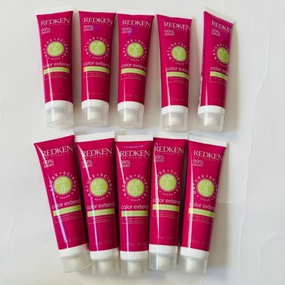 Redken Nature + Science Color Extend Vegan Condition 1 oz. TRAVEL SIZE LOT OF 10