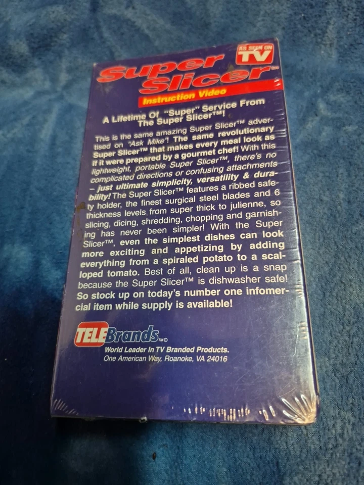 VTG 90s Super Slicer VHS As Seen On TV RARE Cult Informercial TeleBrands - Image 2 of 4