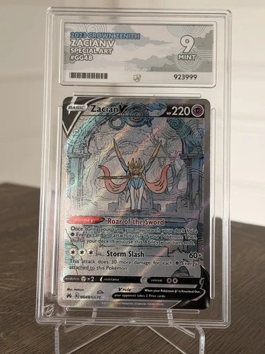 Zacian V Crown Zenith - Special Art - Ace Grade 9