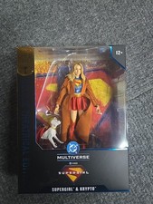 McFarlane Supergirl & Krypto Deluxe Figure DC Multiverse Gold Label Theatrical