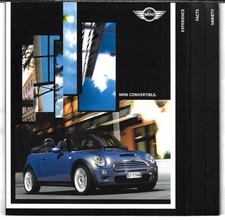Mini Convertible 2006-2007 UK Market Sales Brochure One, Cooper & Cooper S