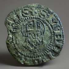 FERRARA LEONELLO D’ESTE 1441-1450 QUATTRINO MIR 234 RR MB-BB