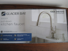 Glacier Bay Kagen Pull Down Kitchen Faucet w/ Soap Dispenser