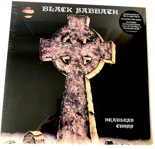 Black Sabbath "Headless Cross" 2024 Remaster - Vinyl LP Record - Hype - SEALED