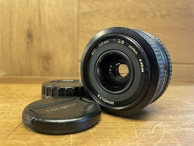 Rare Proche Du Neuf Minolta New MD NMD 35mm F/2.8 Grand Angle MF Du Japon - Photo 1/4