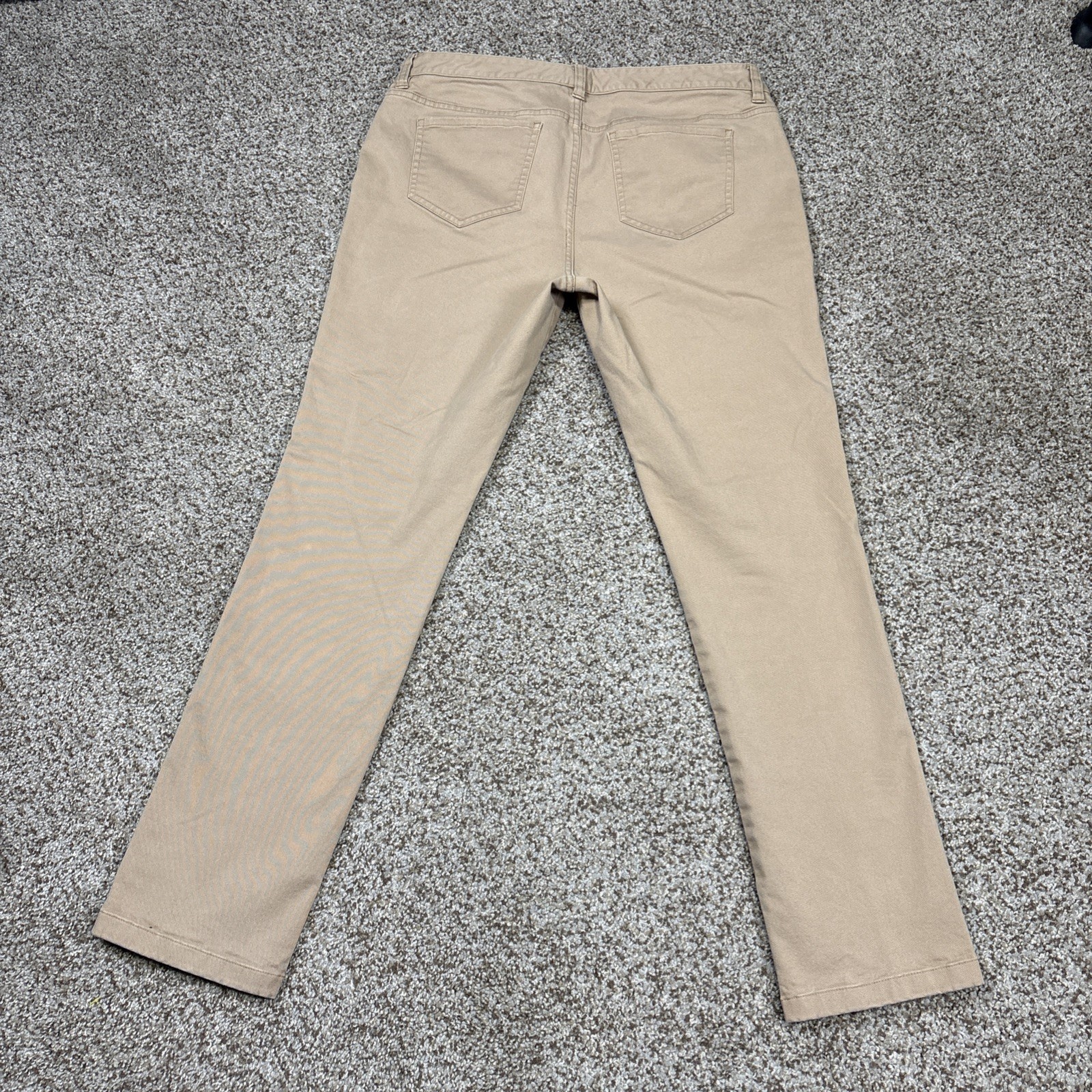 Brooks Brothers 346 Natalie Fit Pants 8 Tan Straight Leg Jeans Fits 30x28 - View 14