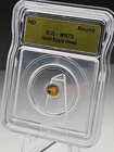 Eagle Head 1/500oz .9999 Fine Gold ICG MS70 Round