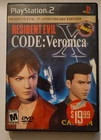Resident Evil-Code Veronica X - Sony Ps2 (5th Anniversary Edition) No Manual
