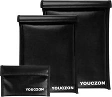 YOUCZON Faraday Bags Fire Water Resistant-Block Signals, 3 Pack Faraday Bags ...