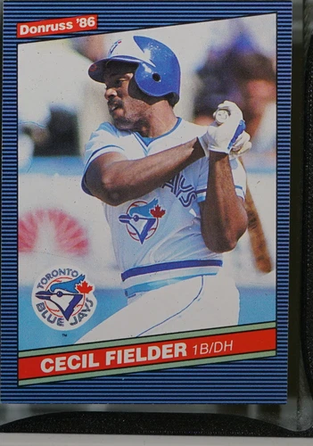 1986 Donruss Baseball Cecil Fielder #512