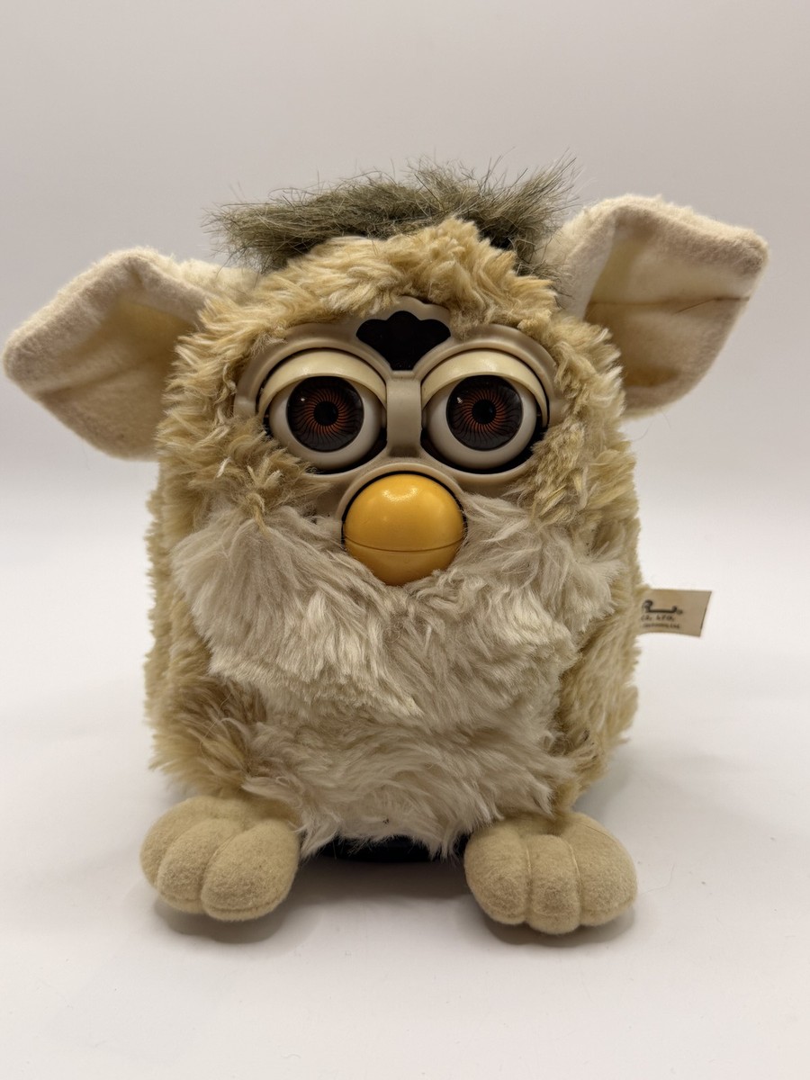 FURBY人形未使用 ヴィンテージ物 Vintage 1998 Original Furby Tiger Electronics Tan Brown Electronic