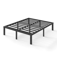 Base De Cama Queen Size 14 Pulgadas Metal Plataforma Estructura En Oferta Barata