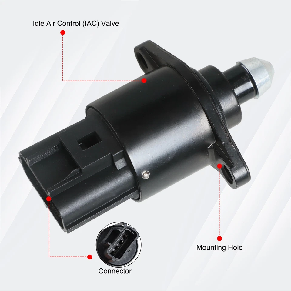 Válvula de control de aire de ralentí con junta tórica para Dodge Dakota Grand Jeep Cherokee TJ Wrangler Foto 3 de 4