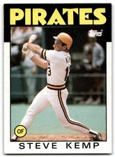 1986 Topps Steve Kemp Pittsburgh Pirates #387