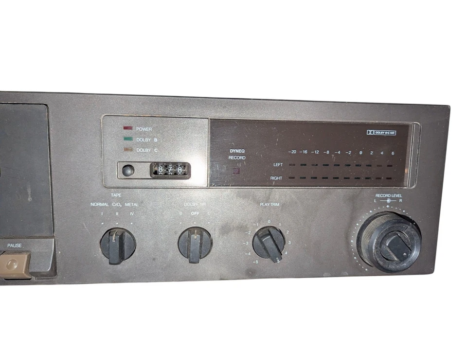 NAD 6240 Estéreo Cassette Deck Dolby Hecho en Japón HiFi Audio Probado Funciona Foto 4 de 4