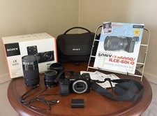 Sony Alpha a6000 Mirrorless Camera Bundle Mint Only 1,951 Shutter Count