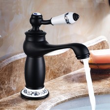 Retro Nostalgie Waschbecken Wasserhahn Bad Armatur Einhebelmischer Mischbatterie