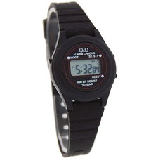 Q Q by Citizen LLA3J202Y Women's Digital Black Watch Resin 26mm Alarm Calendar