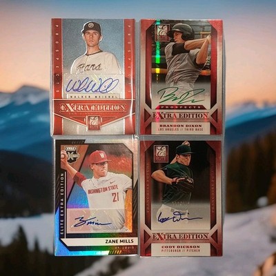 MLB Baseball Panini Donruss Elite RC Auto Lot Extra Edition Prospects Autographs