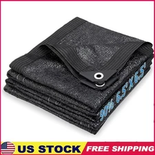 HDPE Sunshade Cloth UV Block Breathable Outdoor Shade Net 6.5ft x 6.5ft New