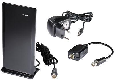 Digital TV DVB-T2 Zimmerantenne 33 dB Verstärkung Terrestrische Antenne Freenet