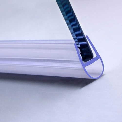 Bath Shower Screen Door Seal Strip Glass Thickness 5-6mm or 8mm Seals Gap 8-23mm - Picture 26 of 27