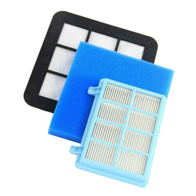 Filter Set 3in1 HEPA für Philips Power Pro Compact Active ersetzt FC8010 FC 8010
