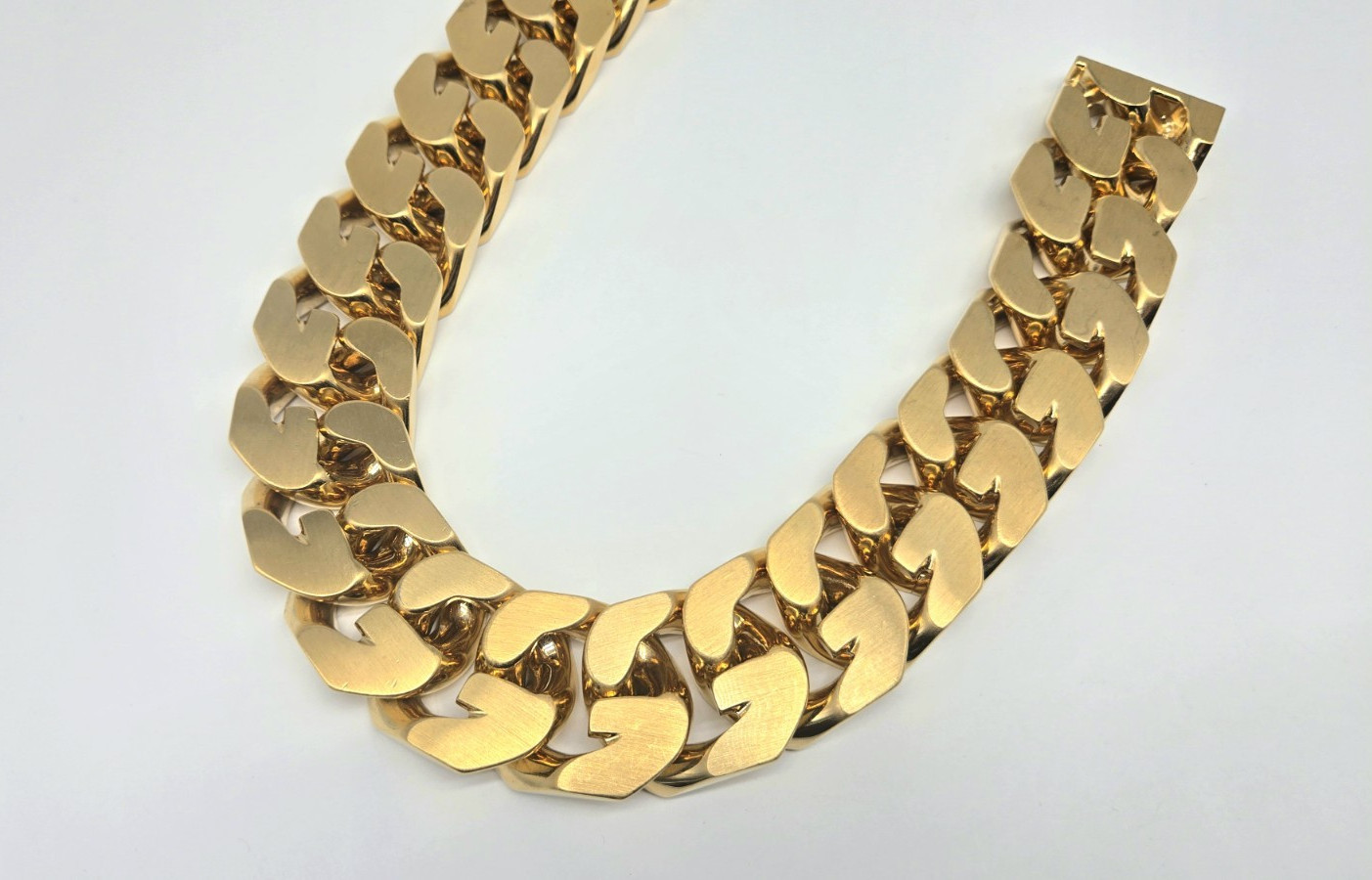 Givenchy Large G Link Chain Statement Necklace in… - image 4