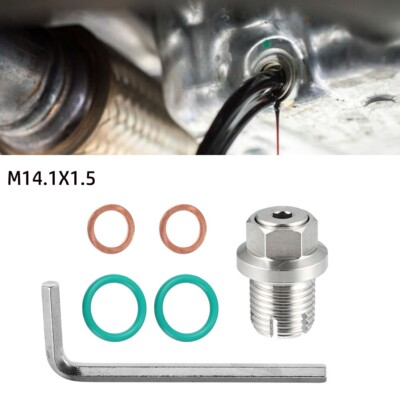 #ad M14.1 1.5x15mm Piggyback Drain Plug Self Tapping Oil Pan Thread Repair Kits $7.99